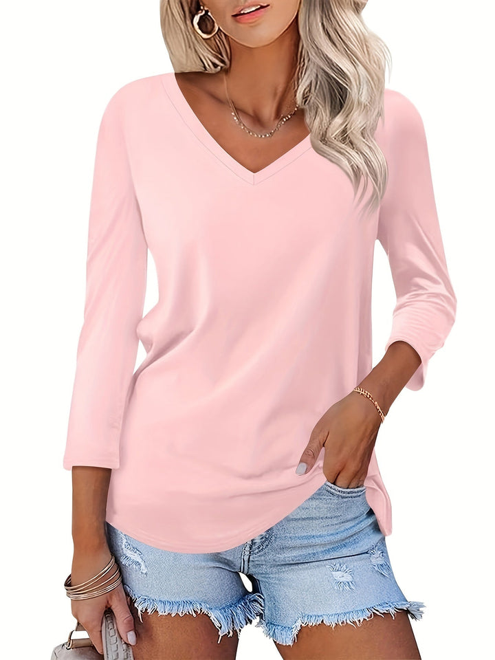 Dakota | Classic V-Neck Top