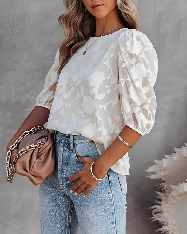 Elodie | Puff-Sleeve Blouse