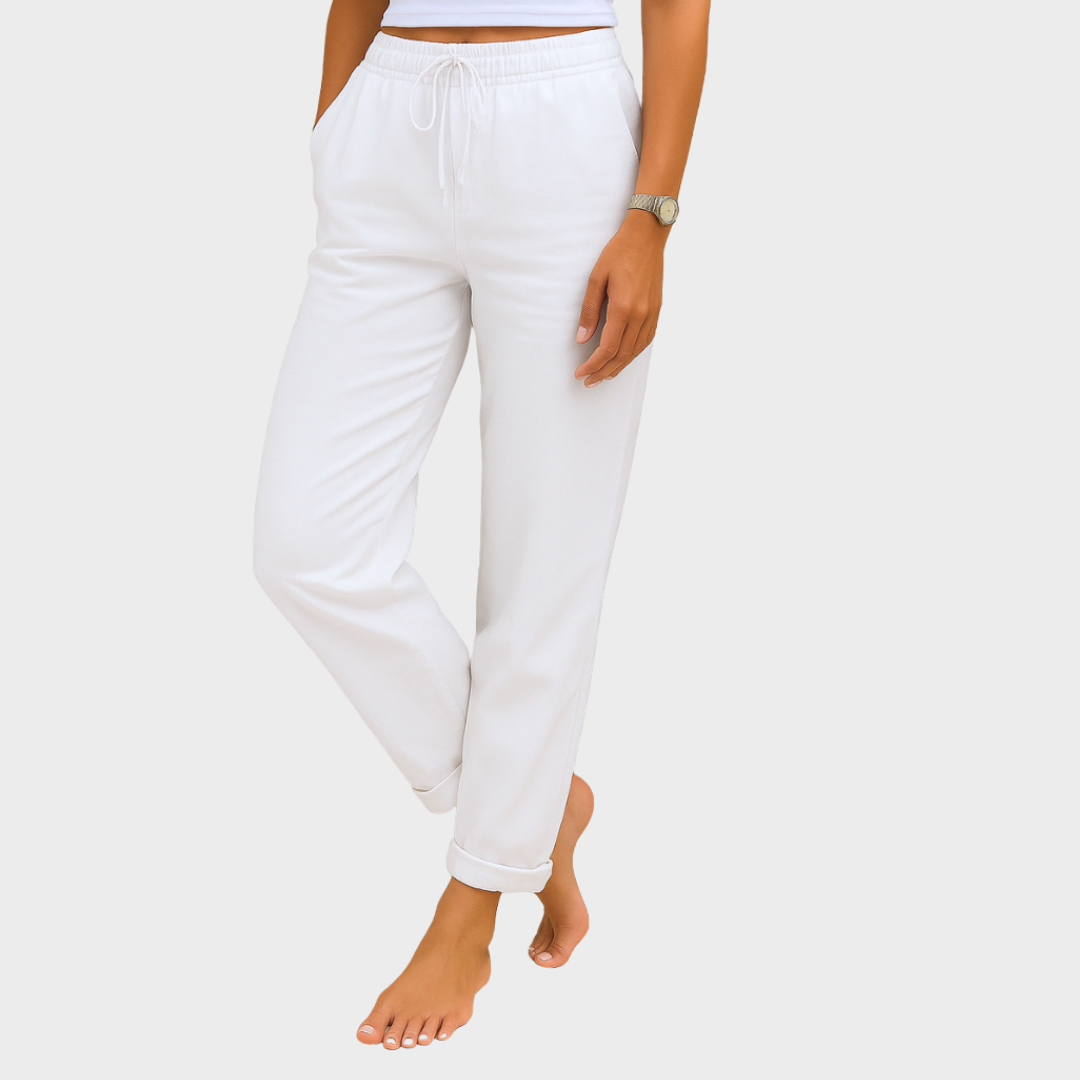 Nora™ | Premium Breathable Linen Stretch Pants