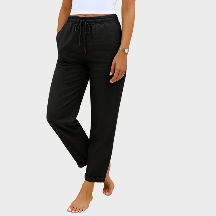 Nora™ | Premium Breathable Linen Stretch Pants