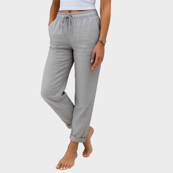 Nora™ | Premium Breathable Linen Stretch Pants