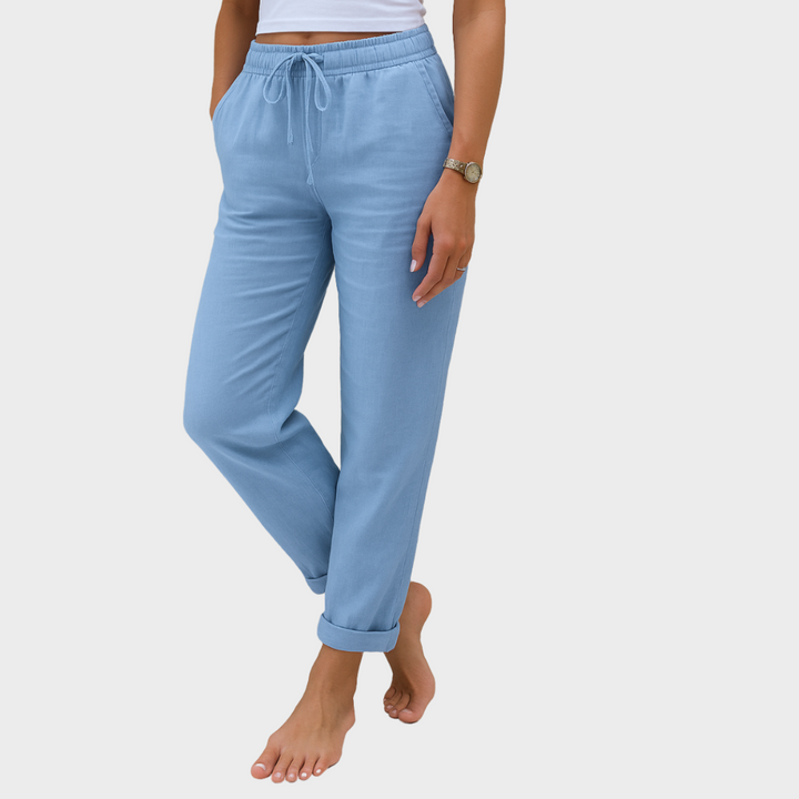 Nora™ | Premium Breathable Linen Stretch Pants