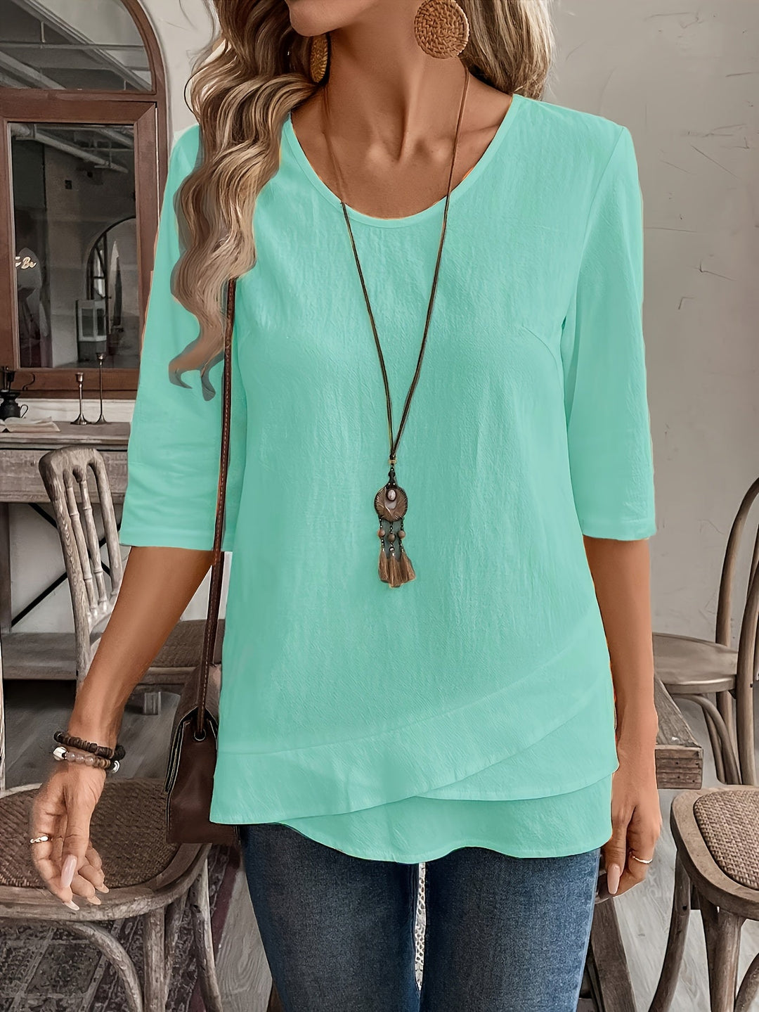 Maryam | Flowy Layered Blouse