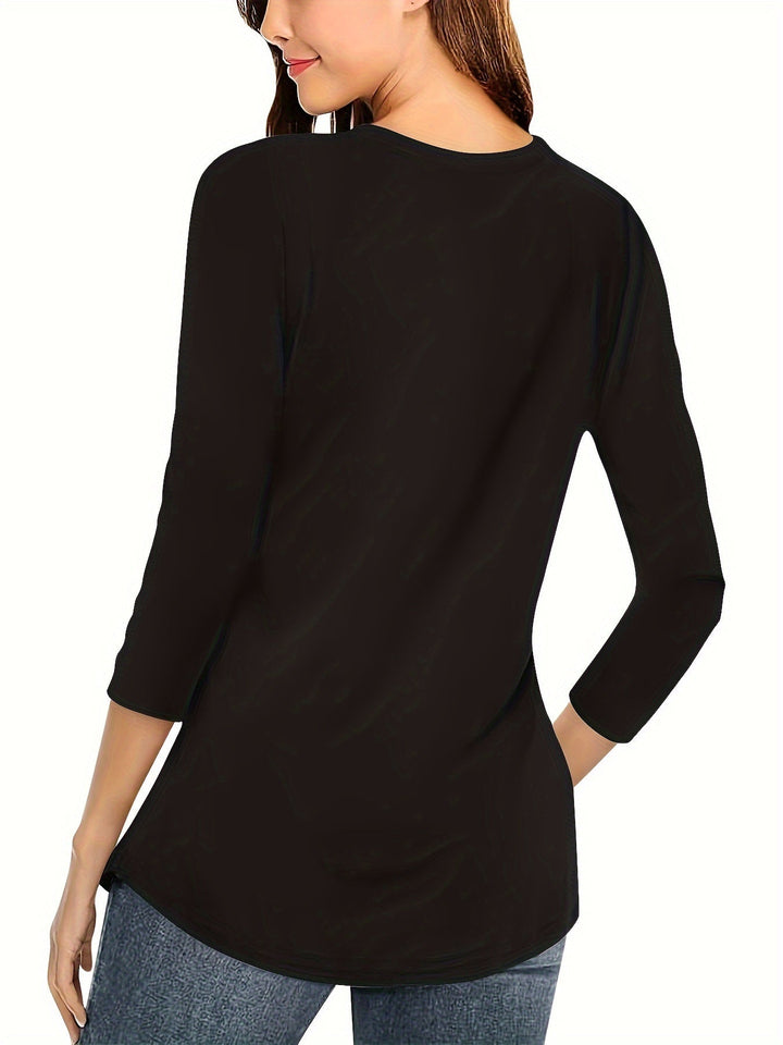 Dakota | Classic V-Neck Top