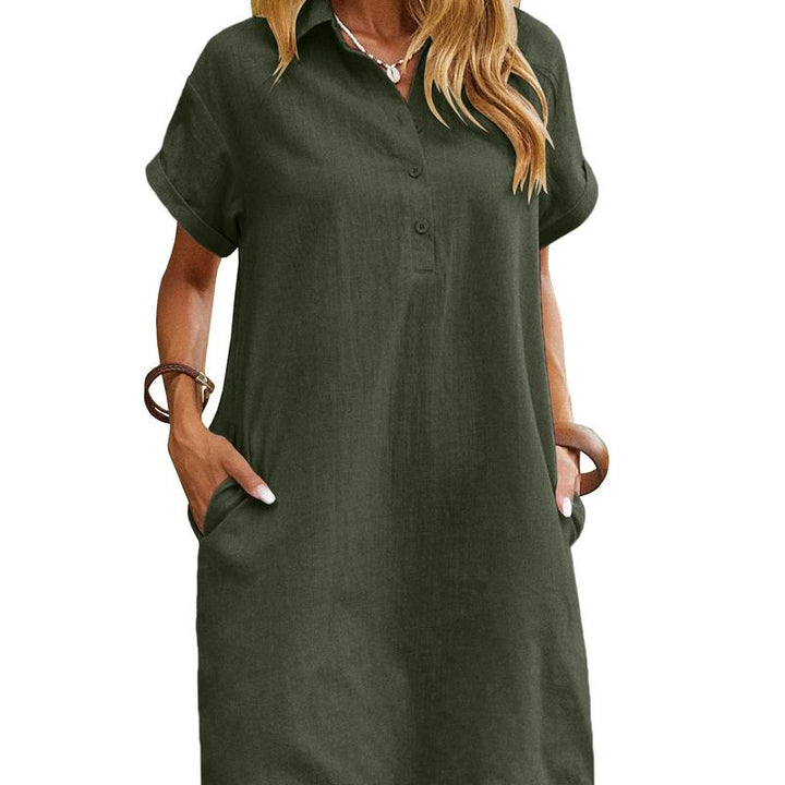 MAREN – Relaxed Short Sleeve Summer Dress