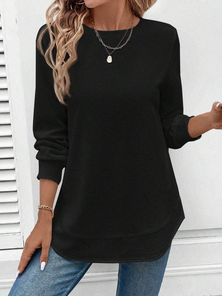Susan | Round Neck Long-Sleeve Top