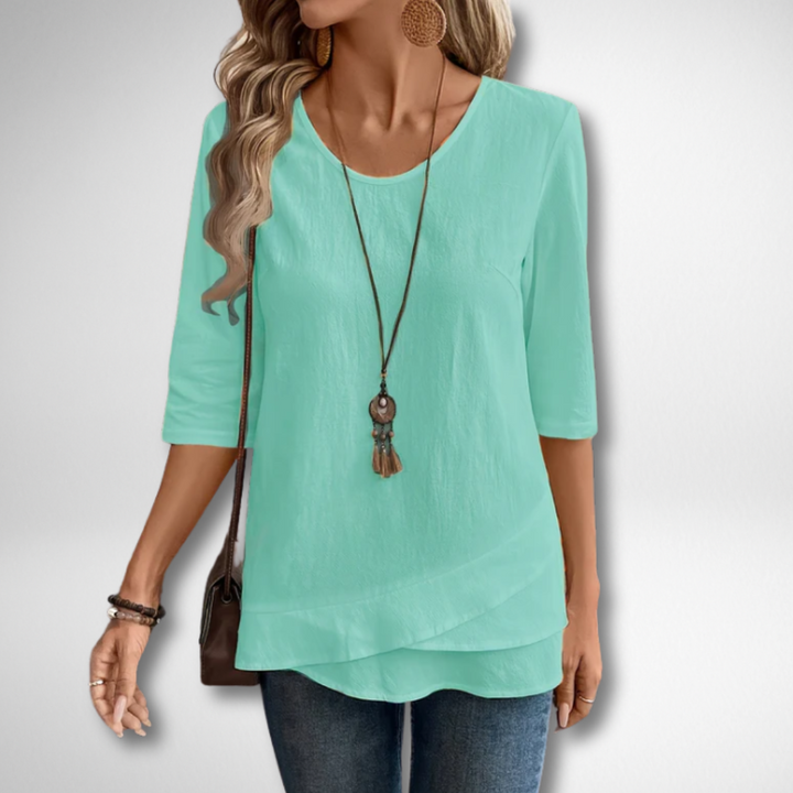 Maryam | Flowy Layered Blouse