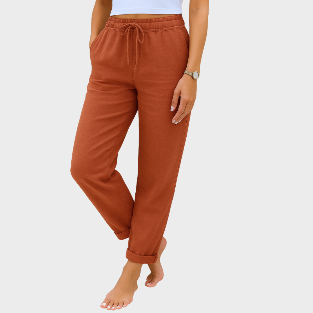 Nora™ | Premium Breathable Linen Stretch Pants