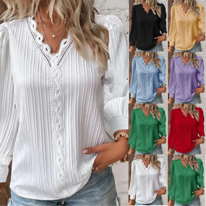 Bridget | Long Sleeve Casual Blouse