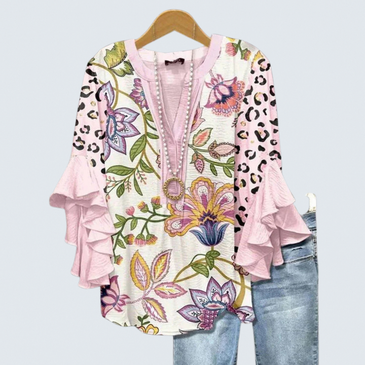 Flora | Vintage Floral Blouse