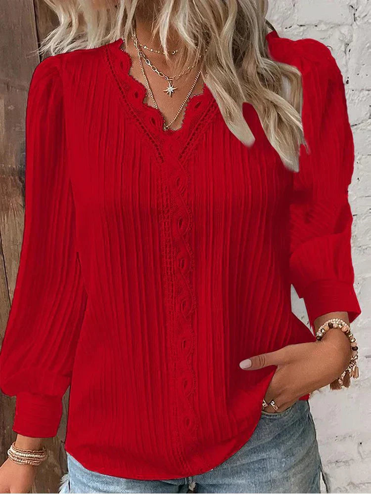 Bridget | Long Sleeve Casual Blouse