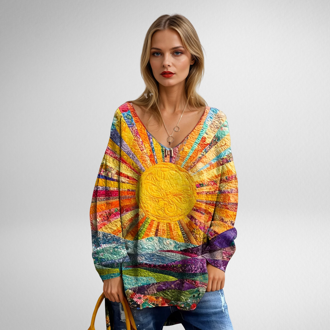 Ashling | Elegant Colorful Blouse