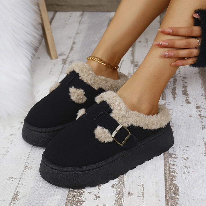 TAZA - Comfy Platform Mini Boots Slippers