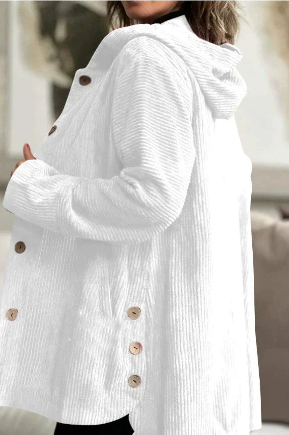Cordia | Cozy Corduroy Hooded Jacket