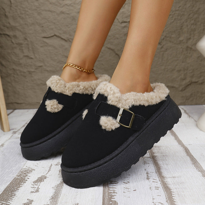 TAZA - Comfy Platform Mini Boots Slippers