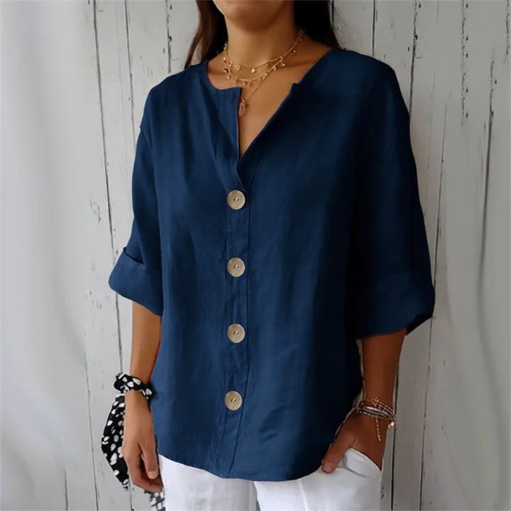 Noa | Relaxed Linen Blouse