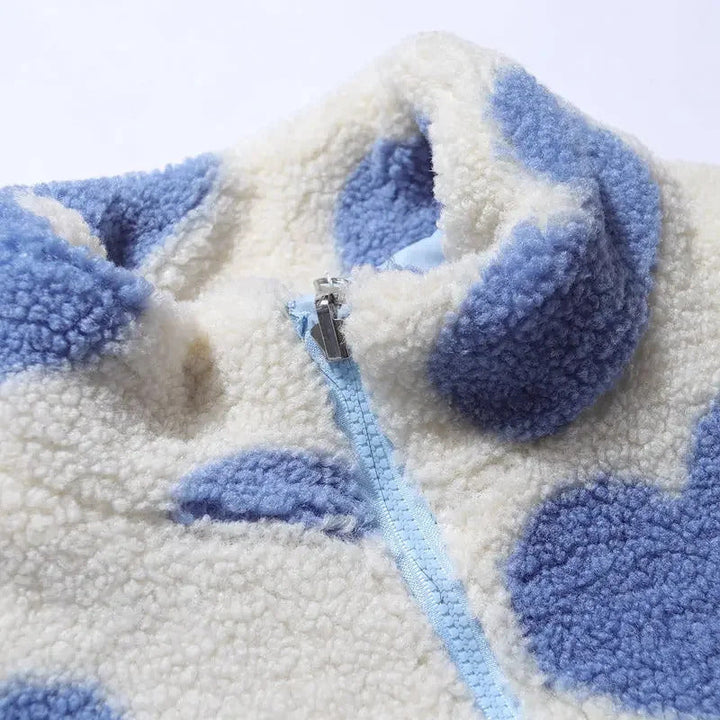 Daria | Reversible Heart-Print Jacket