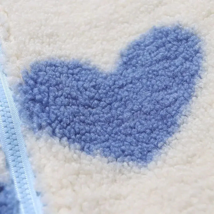 Daria | Reversible Heart-Print Jacket