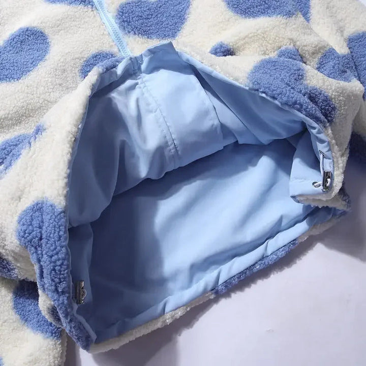 Daria | Reversible Heart-Print Jacket