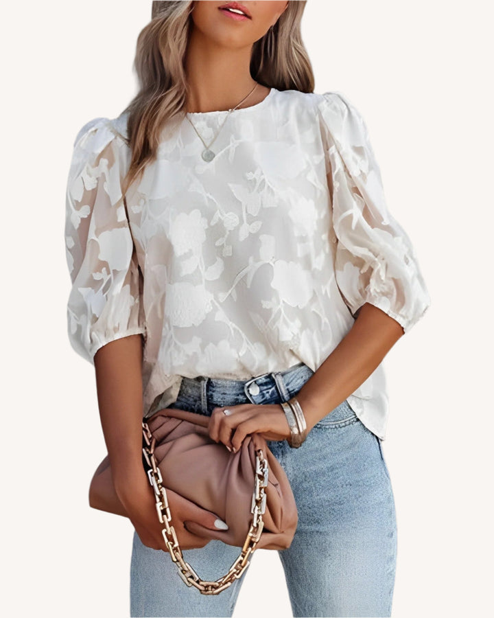 Elodie | Puff-Sleeve Blouse