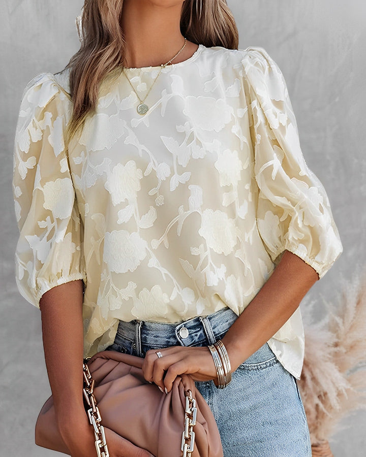 Elodie | Puff-Sleeve Blouse
