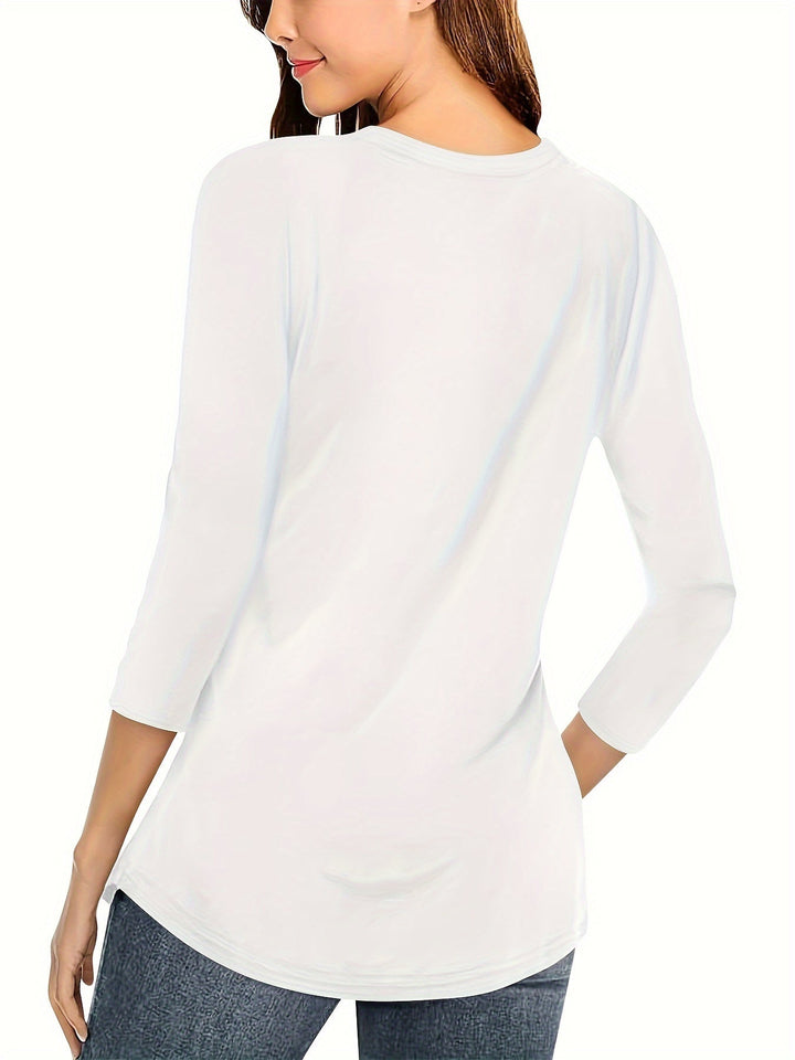 Dakota | Classic V-Neck Top